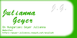 julianna geyer business card